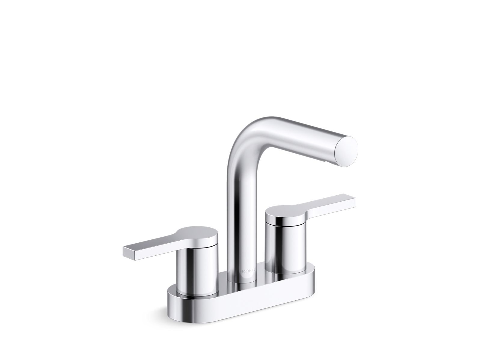 KOHLER K-33591-4K-CP Elate Centerset Bathroom Sink Faucet, 1.0 Gpm - Polished Chrome