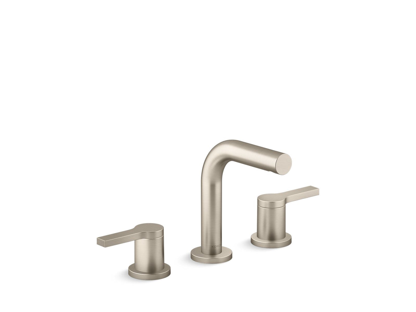 KOHLER K-33592-4-BN Elate Widespread Bathroom Sink Faucet, 1.2 Gpm - Vibrant Brushed Nickel
