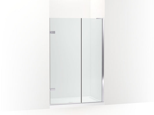 KOHLER K-27714-10L-SHP Composed 3/8" Pivot Door Glass And Hardware, No Handle In Bright Polished Silver