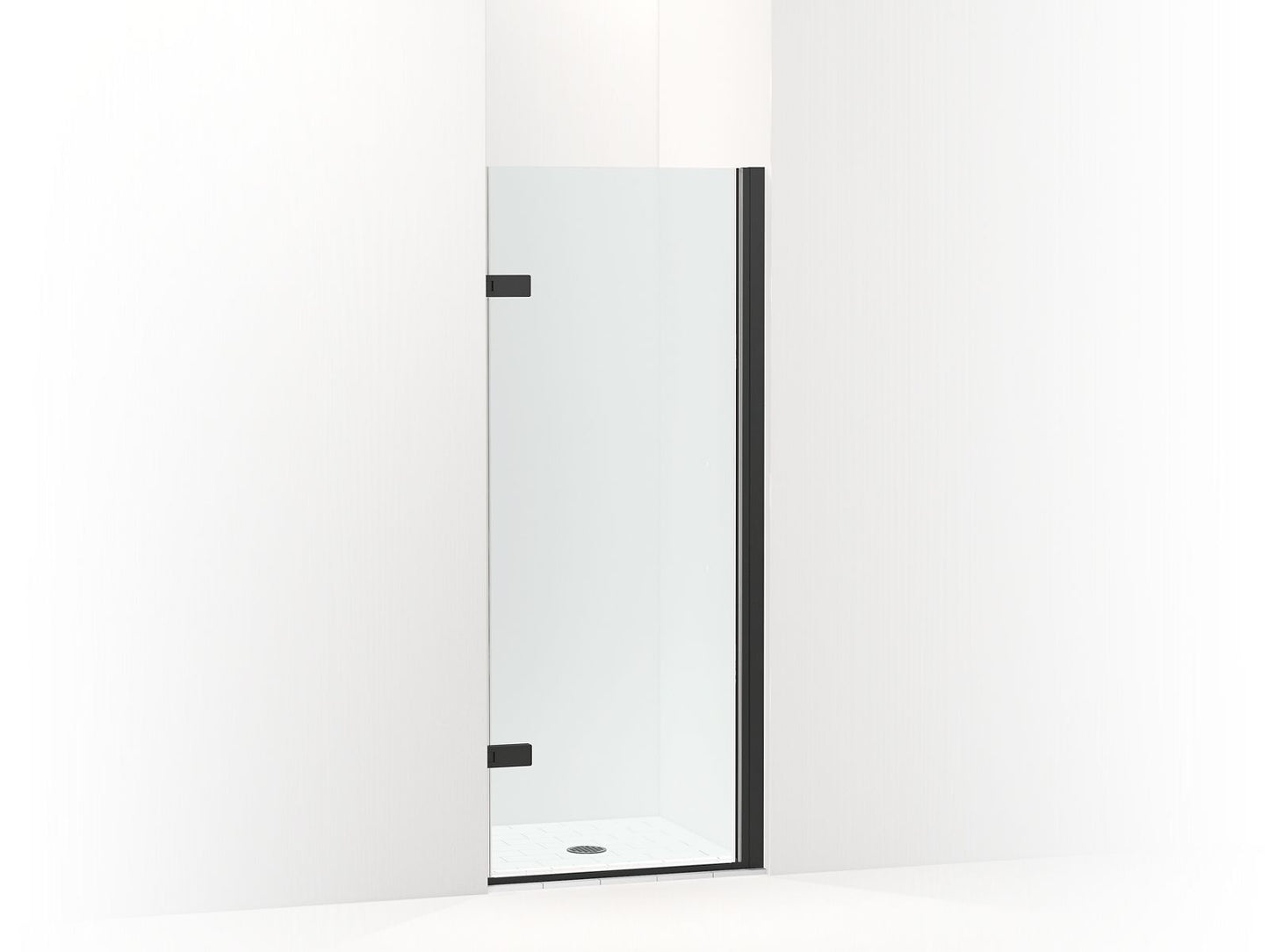 KOHLER K-27708-10L-BL Composed 3/8" Pivot Door Glass And Hardware, No Handle In Matte Black