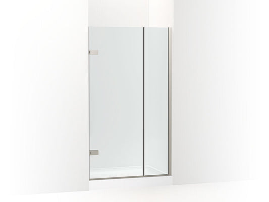 KOHLER K-27710-10L-BNK Composed 3/8" Pivot Door Glass And Hardware, No Handle In Anodized Brushed Nickel