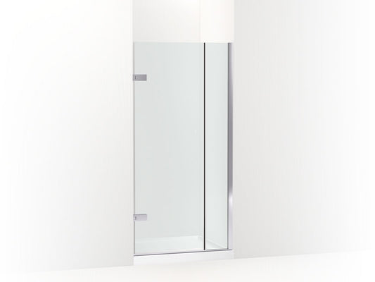 KOHLER K-27709-10L-SHP Composed 3/8" Pivot Door Glass And Hardware, No Handle In Bright Polished Silver