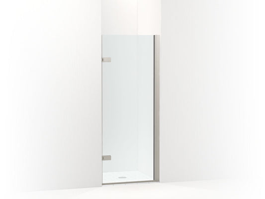 KOHLER K-27708-10L-BNK Composed 3/8" Pivot Door Glass And Hardware, No Handle In Anodized Brushed Nickel