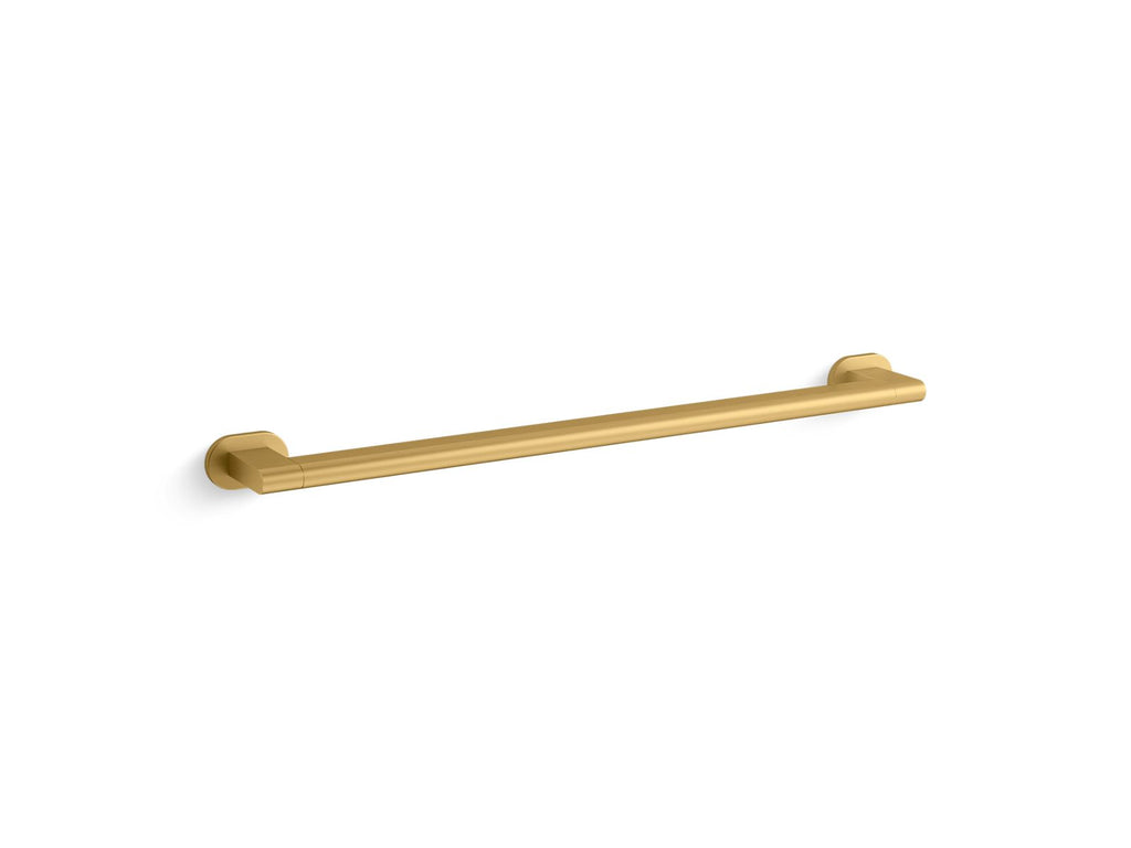 KOHLER K-33458-2MB Belay 24" Grab Bar - Vibrant Brushed Moderne Brass