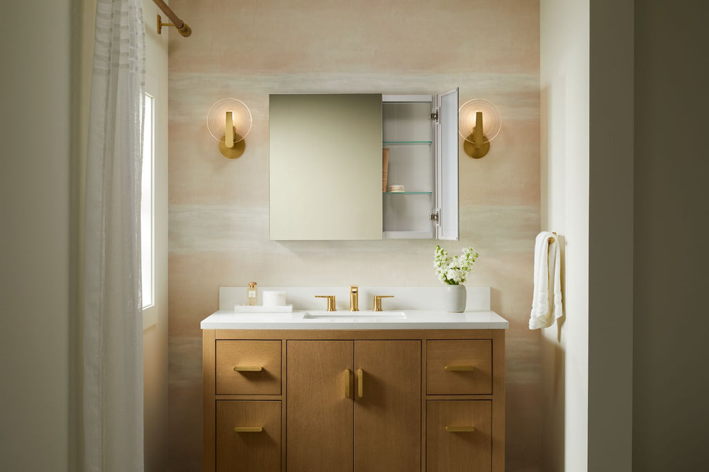 KOHLER K-55064-NA Embark Slim 30" X 26" Rectangular Two-Door Medicine Cabinet