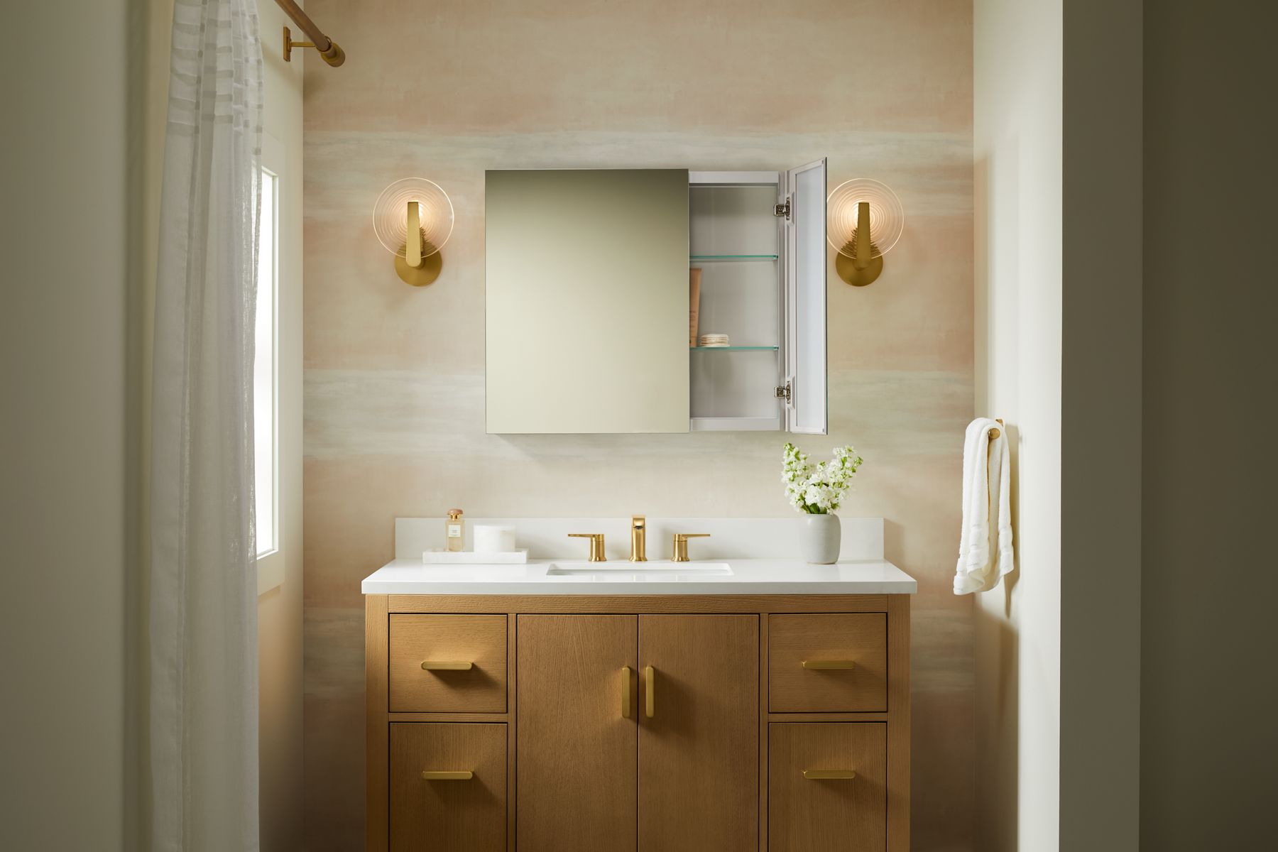 KOHLER K-55064-NA Embark Slim 30" X 26" Rectangular Two-Door Medicine Cabinet