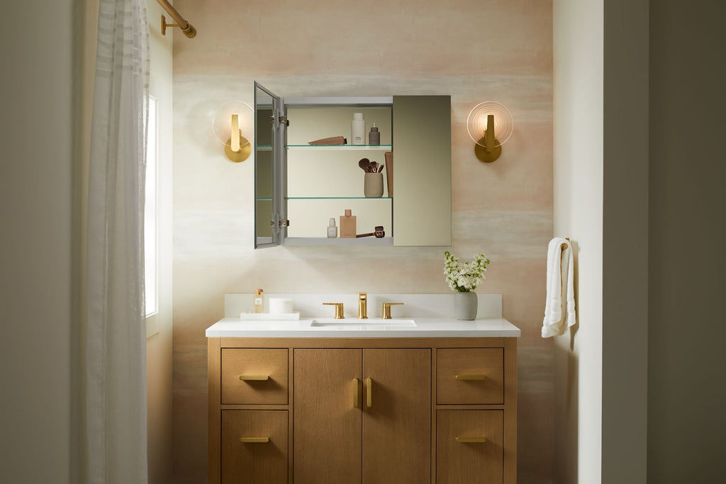 KOHLER K-56004-NA Embark Premium Xl 30" X 26" Rectangular Two-Door Medicine Cabinet