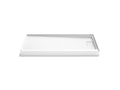 KOHLER K-44150-HW1 Stoneridge 60" X 32" Alcove Shower Base, Right Drain - Honed White