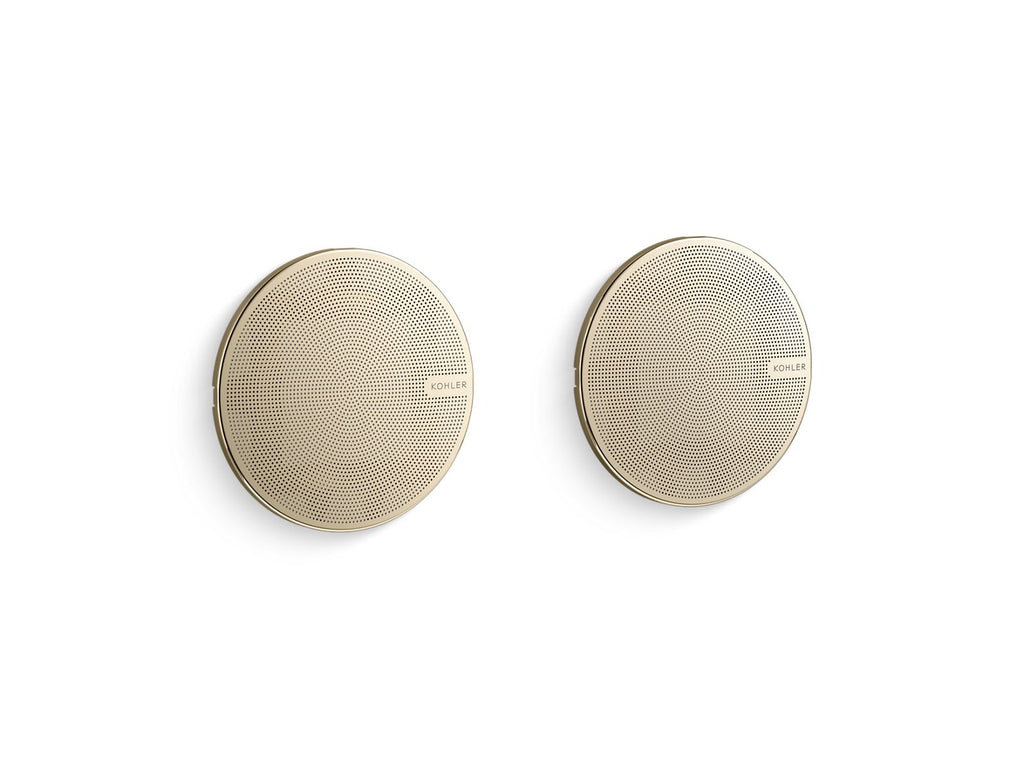 KOHLER K-30318-AF Soundtile Shower Speakers - Vibrant French Gold