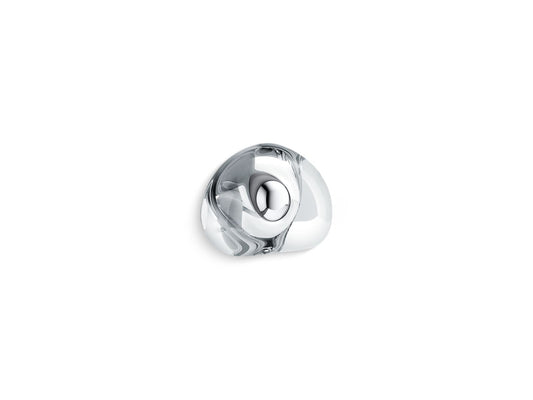 KOHLER K-34748-0L Landshapes by Daniel Arsham Oval cabinet knob - Clear