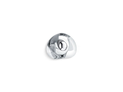 KOHLER K-34748-0L Landshapes by Daniel Arsham Oval cabinet knob - Clear