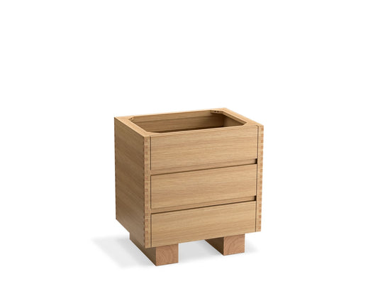 KOHLER K-32264-STT Landshapes by Daniel Arsham 30" bathroom vanity cabinet - Stratified Oak