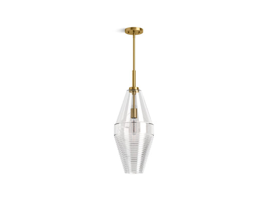 KOHLER 42195-PE01-2GL Simplice Diamond Pendant  -  Brushed Moderne Brass