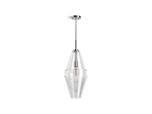 KOHLER 42195-PE01-CPL Simplice Diamond Pendant  -  Polished Chrome