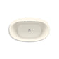 KOHLER K-5714-GHW-96 Underscore 59-3/4" X 35-3/4" Drop-In Heated Bubblemassage Air Bath With Bask Heated Surface In Biscuit