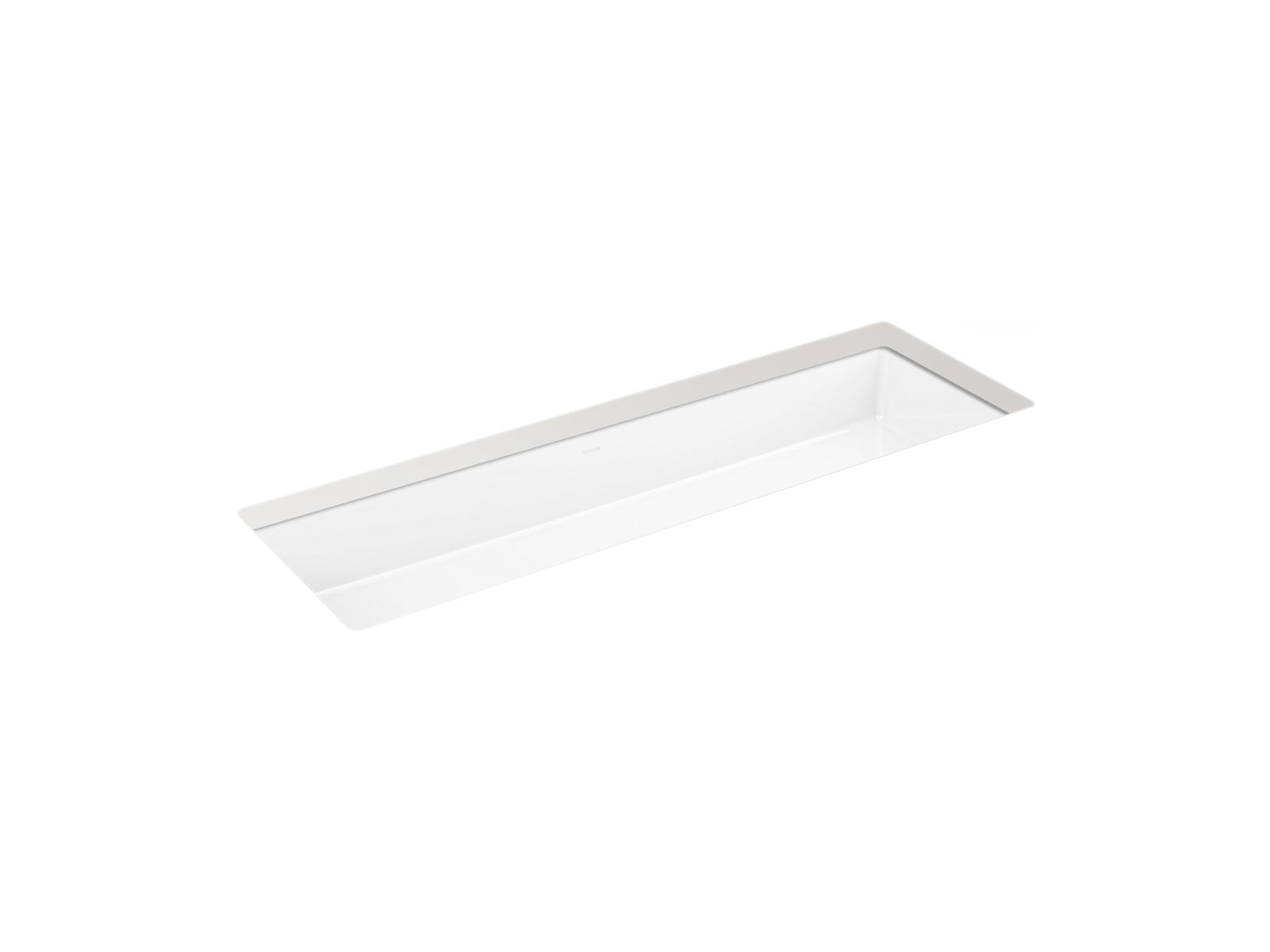 KOHLER K-8192-0 Verticyl 42-1/2" Rectangular Undermount Bathroom Sink - White
