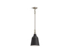 KOHLER K-42201-PE01-BML Varla 9" Pendant - Black With Brass Trim