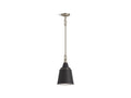 KOHLER K-42201-PE01-MSL Varla 9" Pendant - Matte Black With Brushed Nickel
