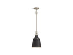 KOHLER K-42201-PE01-BML Varla 9" Pendant - Black With Brass Trim