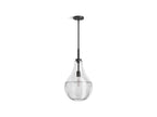 KOHLER K-42197-PE01-BLL Simplice 12" Teardrop Pendant - Matte Black
