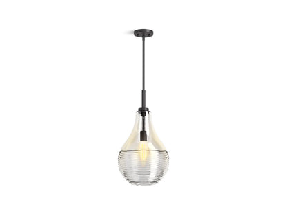 KOHLER K-42197-PE01-2GL Simplice 12" teardrop pendant - Brushed Moderne Brass