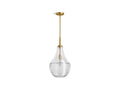 KOHLER K-42197-PE01-2GL Simplice 12" Teardrop Pendant - Brushed Moderne Brass