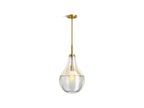 KOHLER K-42197-PE01-BLL Simplice 12" Teardrop Pendant - Matte Black