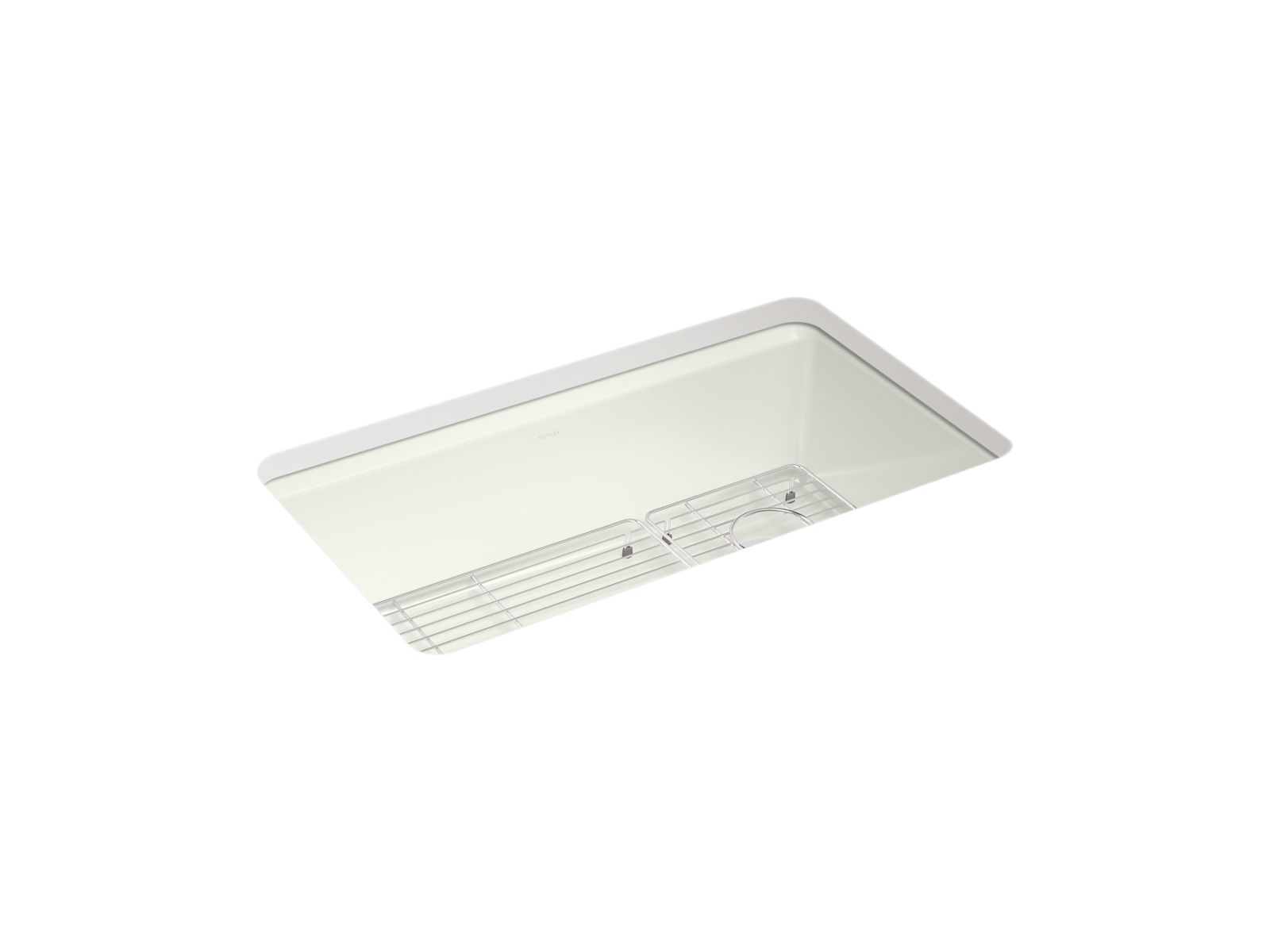 KOHLER K-5871-5UA1-NY Riverby 33" Undermount Single-Bowl Kitchen Sink - Dune