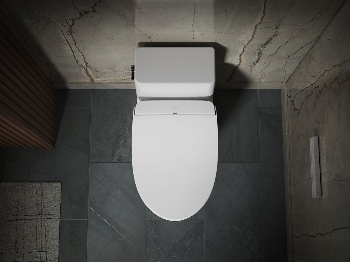 KOHLER K-30805-0 Purewash E880 Elongated Bidet Toilet Seat With Remote Control - White