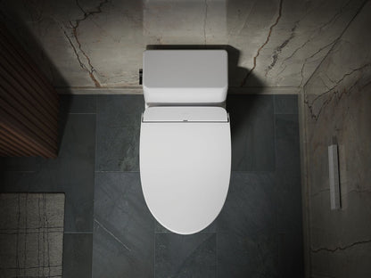 KOHLER K-30804-0 PureWash E880 Round-front bidet toilet seat with remote control - White
