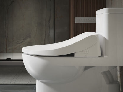 KOHLER K-30804-0 PureWash E880 Round-front bidet toilet seat with remote control - White
