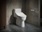 KOHLER K-30805-0 Purewash E880 Elongated Bidet Toilet Seat With Remote Control - White