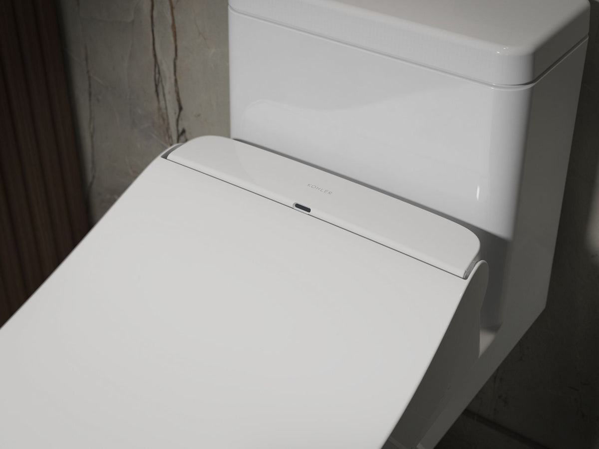 KOHLER K-30805-0 Purewash E880 Elongated Bidet Toilet Seat With Remote Control - White