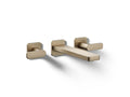 KOHLER K-T27120-4-BV Parallel Wall-Mount Bathroom Sink Faucet Trim, 1.2 Gpm - Vibrant Brushed Bronze