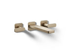 KOHLER K-T27120-4-BV Parallel Wall-Mount Bathroom Sink Faucet Trim, 1.2 Gpm - Vibrant Brushed Bronze