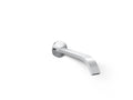 KOHLER K-T23888-CP Components Wall-Mount Bathroom Sink Faucet Spout With Ribbon Design, 1.2 Gpm - Polished Chrome