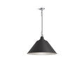 KOHLER K-42203-PE01-CBL Varla 24" Pendant - Polished Chrome/Matte Black