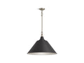 KOHLER K-42203-PE01-MSL Varla 24" Pendant - Matte Black With Brushed Nickel