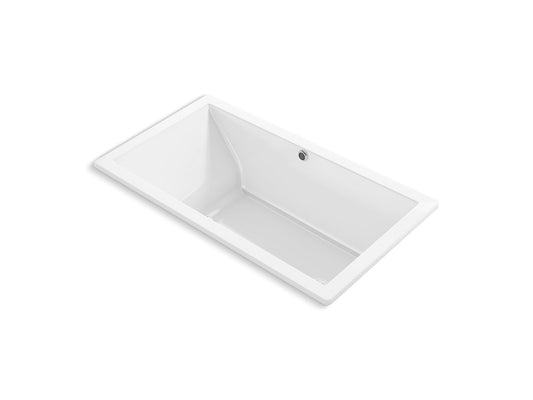 KOHLER K-1173-GHW-0 Underscore 66" X 36" Drop-In Heated Bubblemassage Air Bath In White