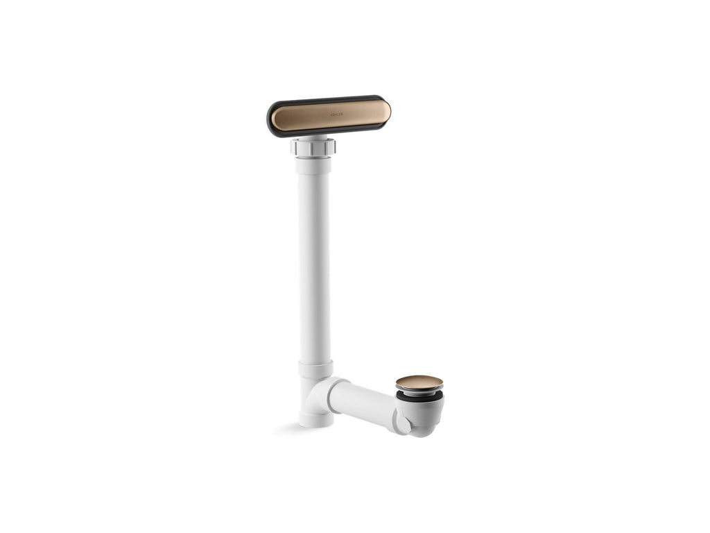 KOHLER K-7272-BV Clearflo Slotted Overflow Bath Drain - Vibrant Brushed Bronze