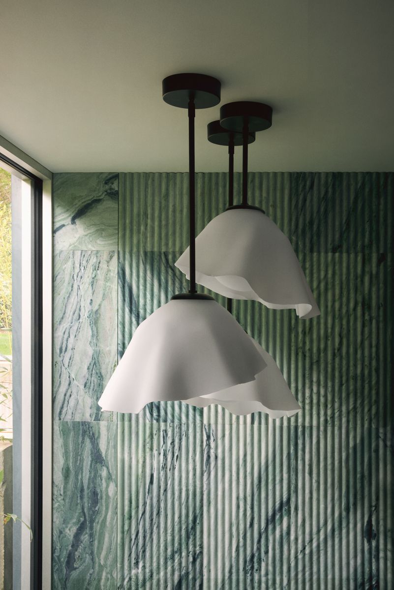 KOHLER K-32695-PELED-2GL Landshapes By Daniel Arsham 14-3/4" Pendant - Brushed Moderne Brass