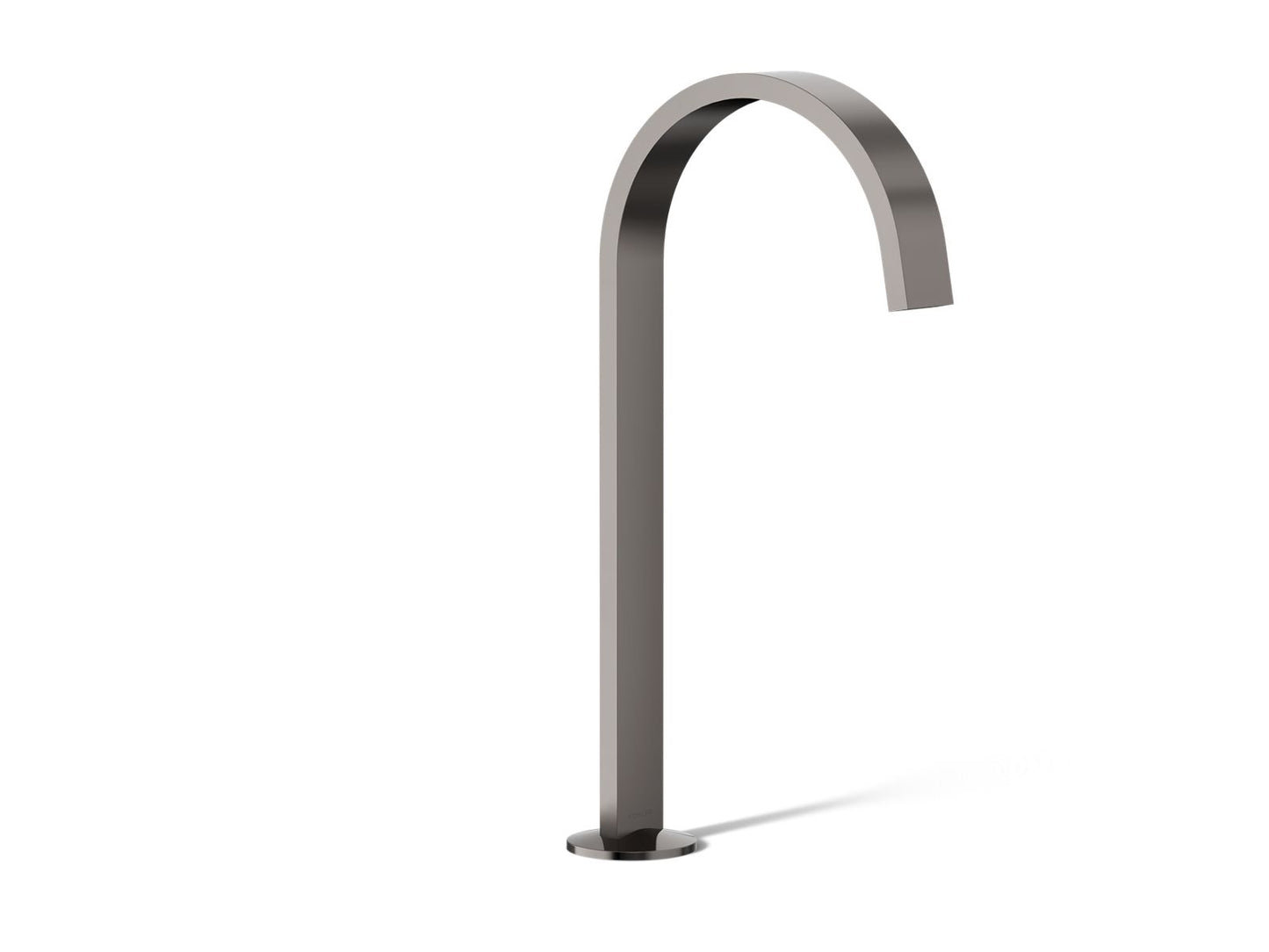 Kohler K-77966-TT Components Bathroom Sink Faucet Spout With Ribbon Design 1.2 Gpm In Vibrant Titanium