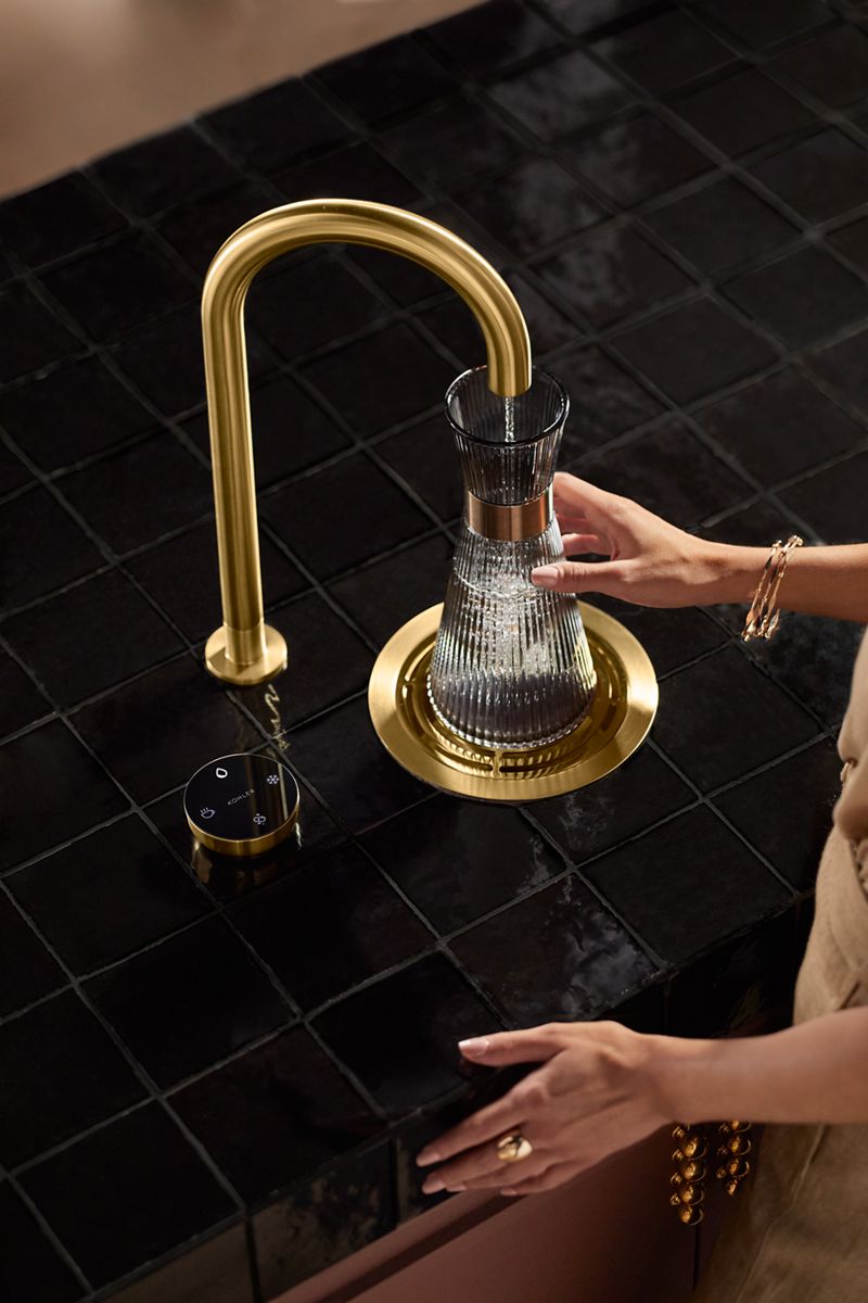 KOHLER K-30928-CP Aquifer Grated Drain - Polished Chrome