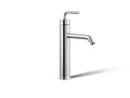 KOHLER K-14404-4A-CP Purist Tall Single-Handle Bathroom Sink Faucet With Lever Handle, 1.2 Gpm - Polished Chrome