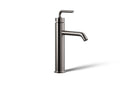KOHLER K-14404-4A-TT Purist Tall Single-Handle Bathroom Sink Faucet With Lever Handle, 1.2 Gpm - Vibrant Titanium