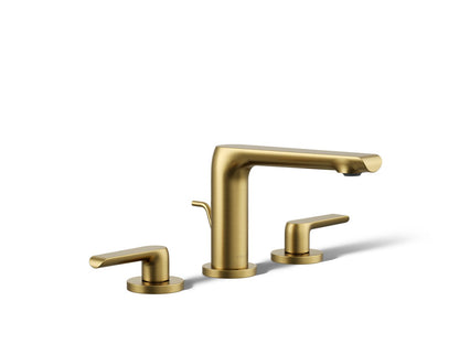 KOHLER K-97352-4-2MB Avid Widespread bathroom sink faucet, 1.2 gpm - Vibrant Brushed Moderne Brass