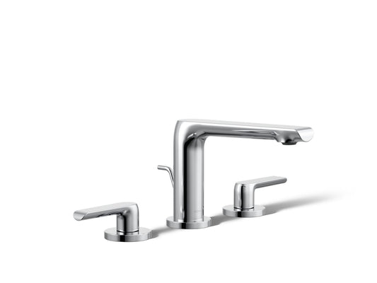 KOHLER K-97352-4K-CP Avid Widespread Bathroom Sink Faucet, 1.0 Gpm In Polished Chrome