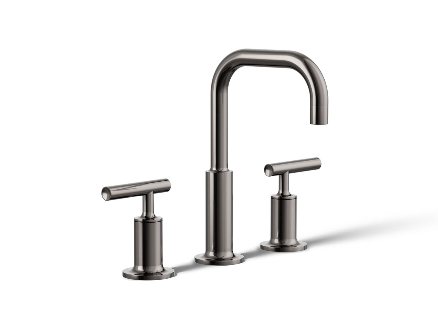 KOHLER K-14406-4-TT Purist Widespread Bathroom Sink Faucet With Lever Handles, 1.2 Gpm In Vibrant Titanium