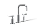 KOHLER K-14406-4-CP Purist Widespread Bathroom Sink Faucet With Lever Handles, 1.2 Gpm - Polished Chrome