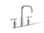 KOHLER K-14406-4-CP Purist Widespread Bathroom Sink Faucet With Lever Handles, 1.2 Gpm - Polished Chrome